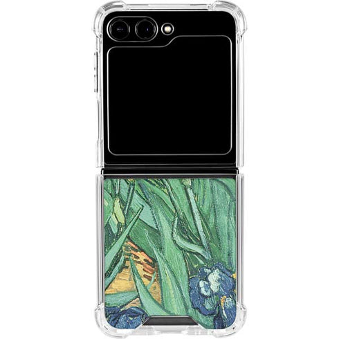 Van Gogh - Irises by Van Gogh Galaxy Z Flip6 Clear Case
